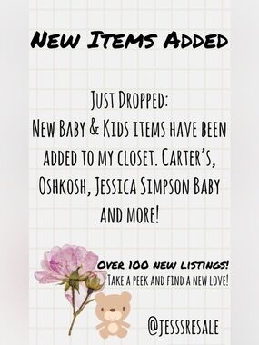 NEW ITEMS ADDED
